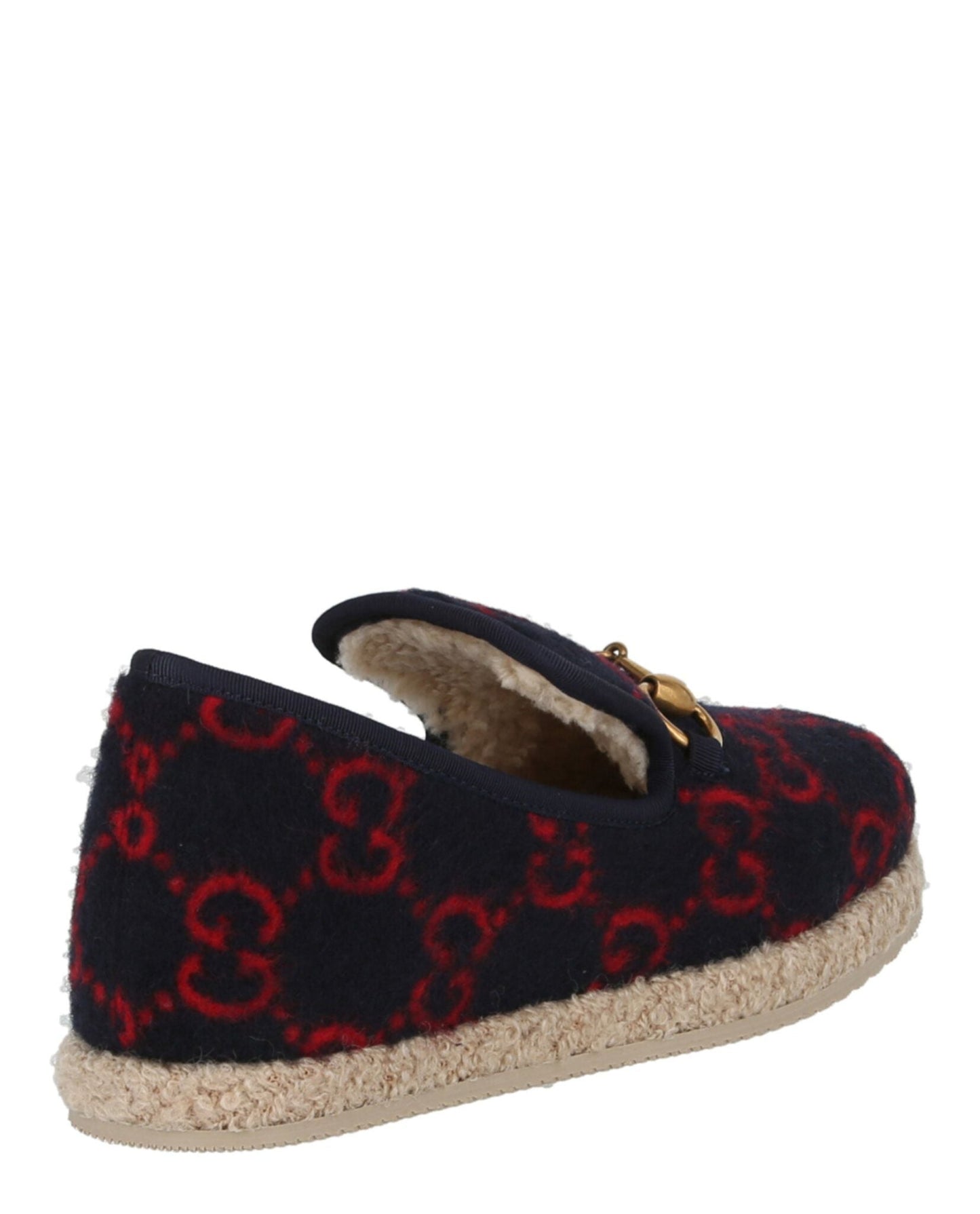 Gucci GG Wool Loafers