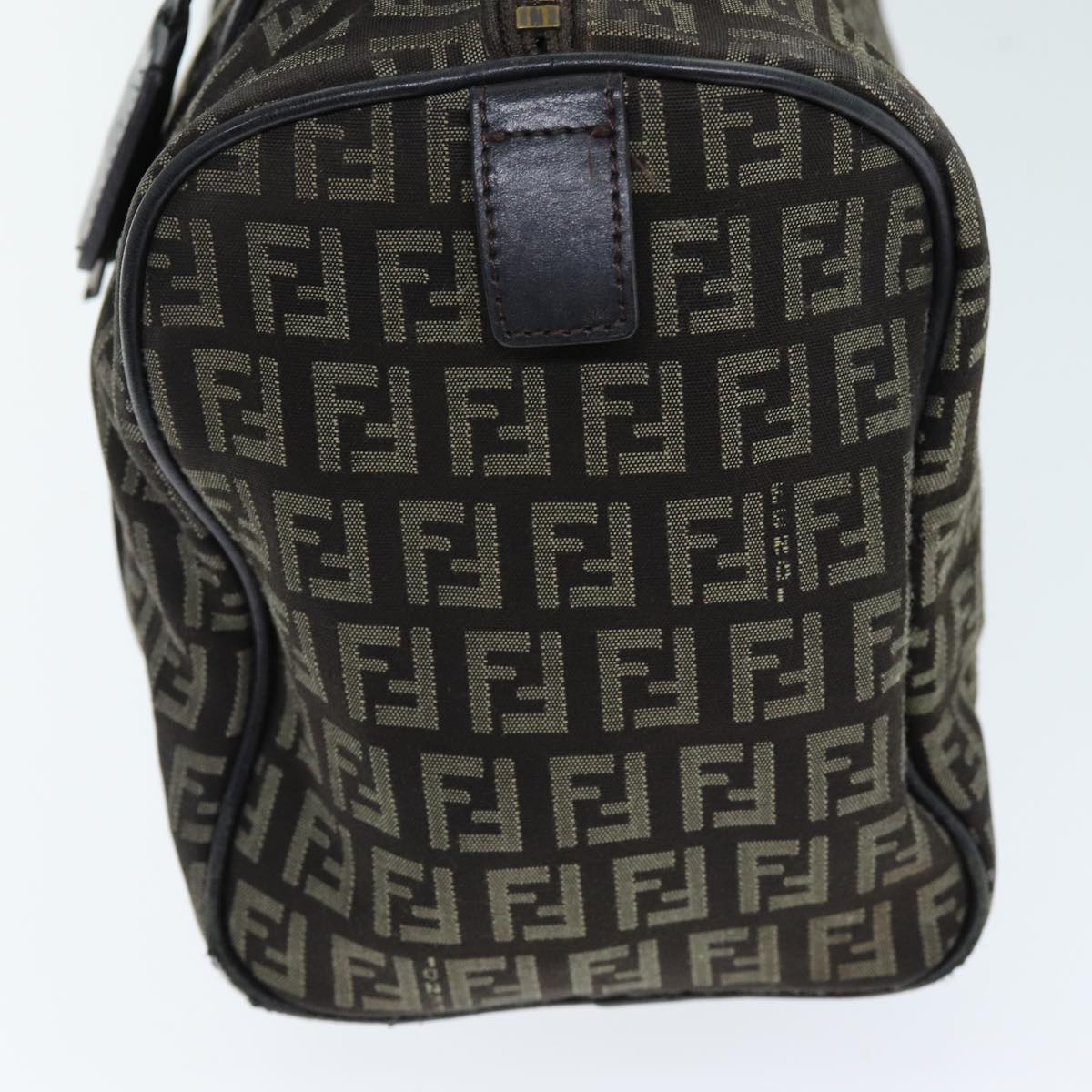Luxury Fendi Zucchino Canvas Hand Bag Brown73861