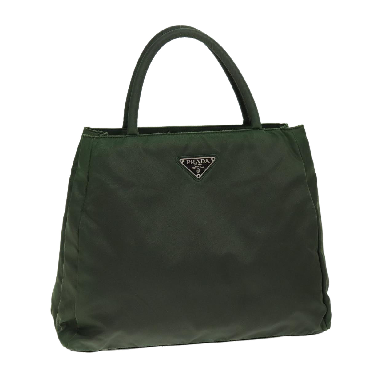 Luxury PradaHand Bag Nylon Khaki 73881