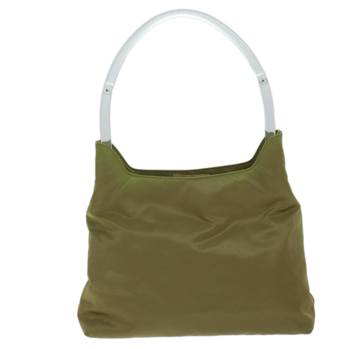 Luxury PradaShoulder Bag Nylon Khaki 73883