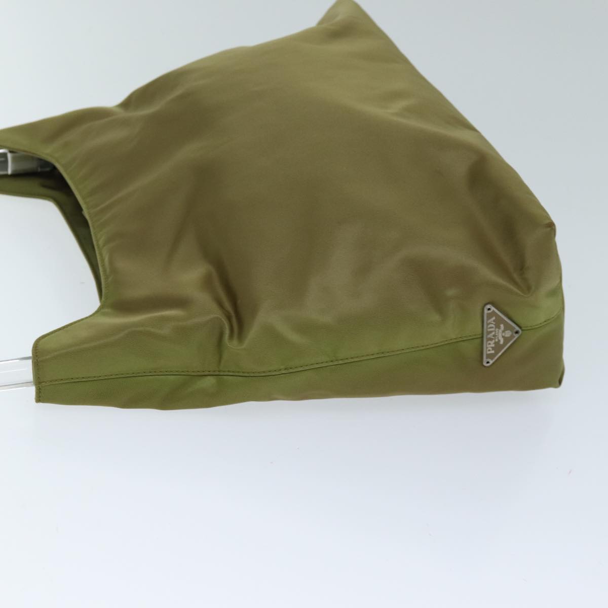 Luxury PradaShoulder Bag Nylon Khaki 73883