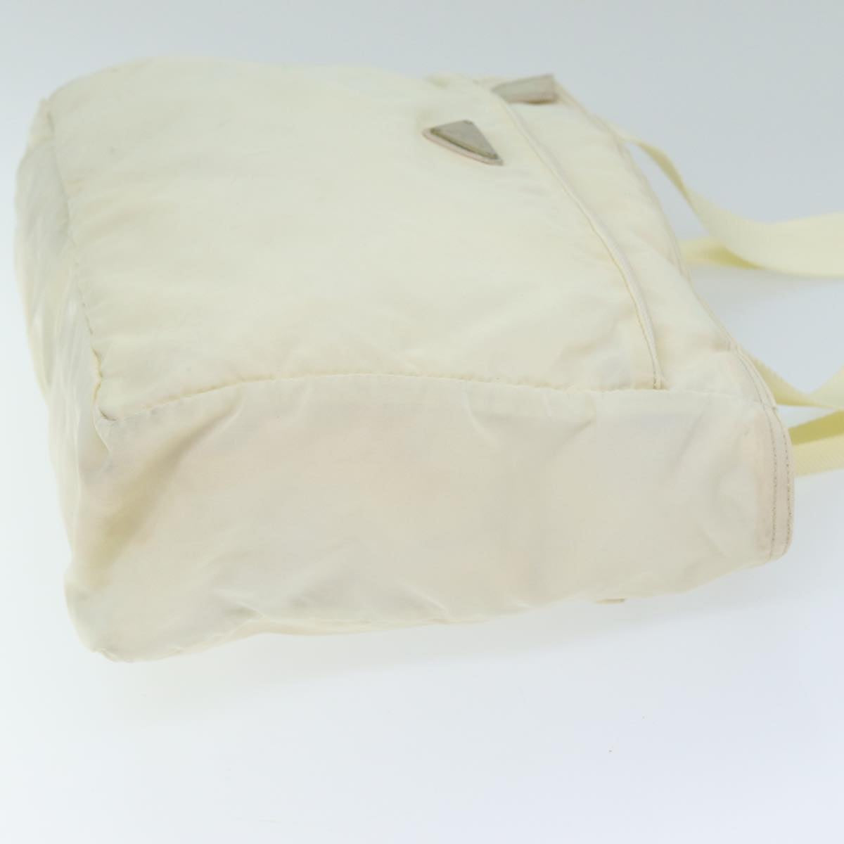 Luxury PradaShoulder Bag Nylon Cream 73885