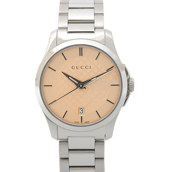Luxury Gucci Trending 2025 G-Timeless Quartz Ladies Watch Salmon Pink Dial YA126540