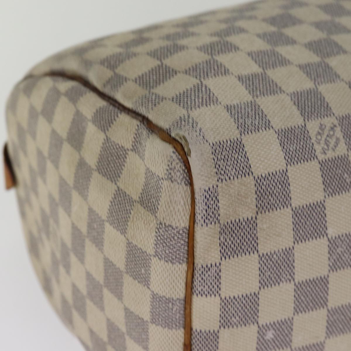LOUIS VUITTON Damier Azur Speedy 30 Hand Bag N41533 LV 73915