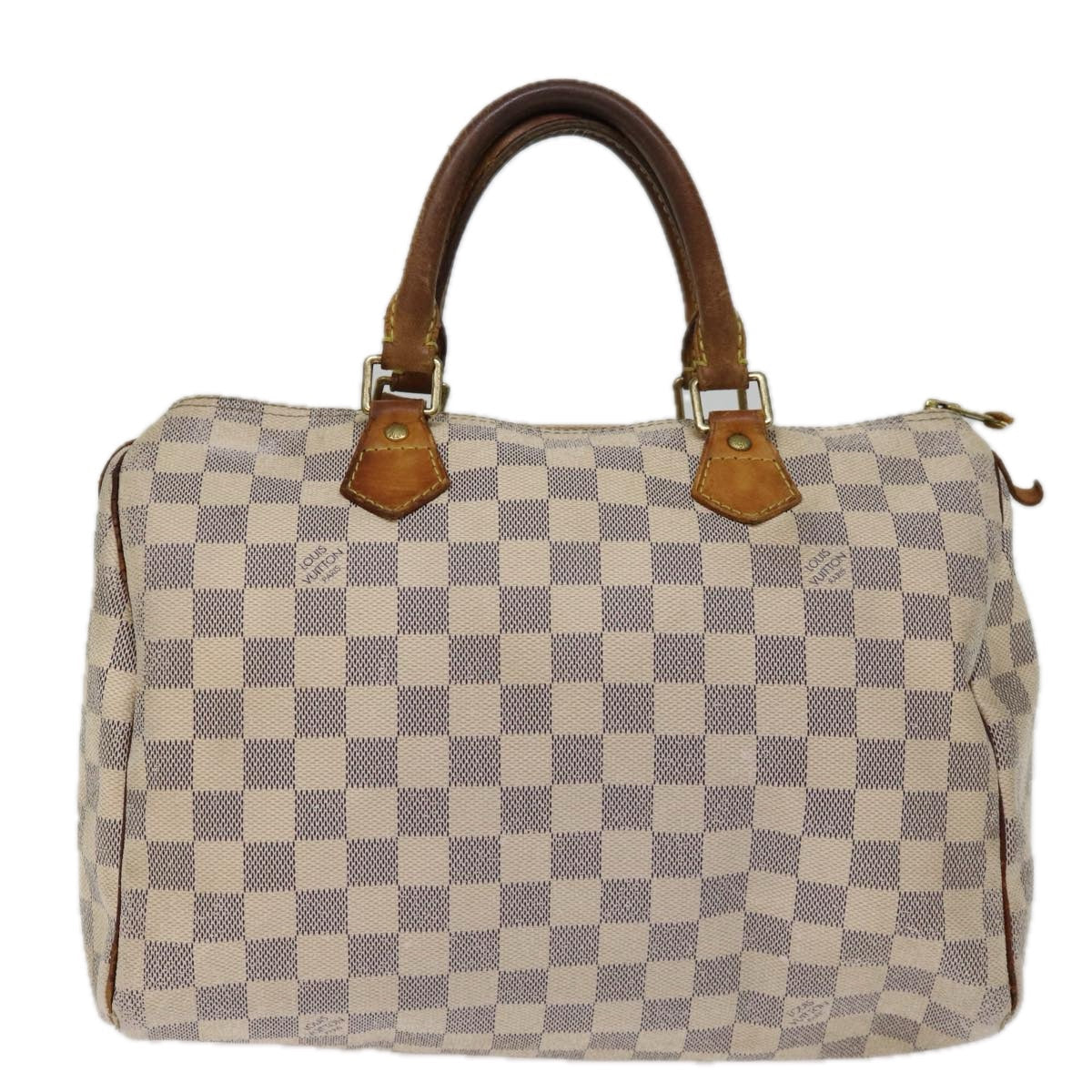 LOUIS VUITTON Damier Azur Speedy 30 Hand Bag N41533 LV 73915