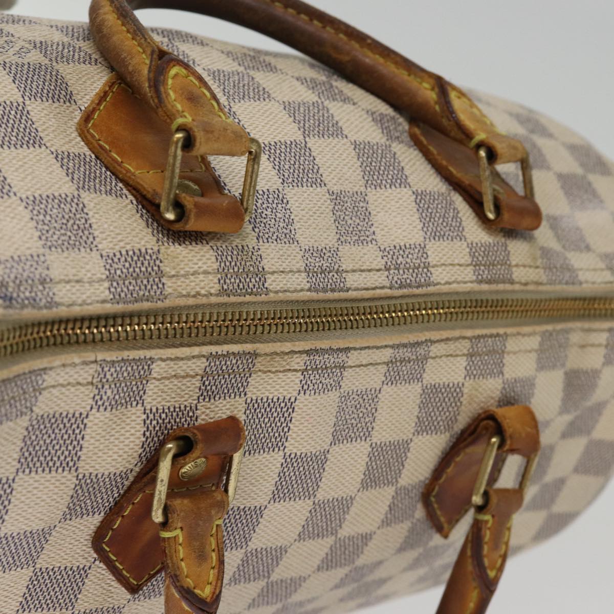 LOUIS VUITTON Damier Azur Speedy 30 Hand Bag N41533 LV 73915