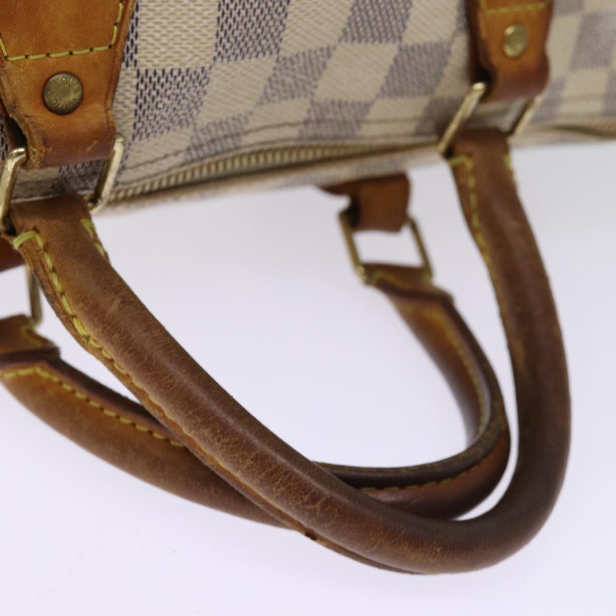 LOUIS VUITTON Damier Azur Speedy 30 Hand Bag N41533 LV 73915