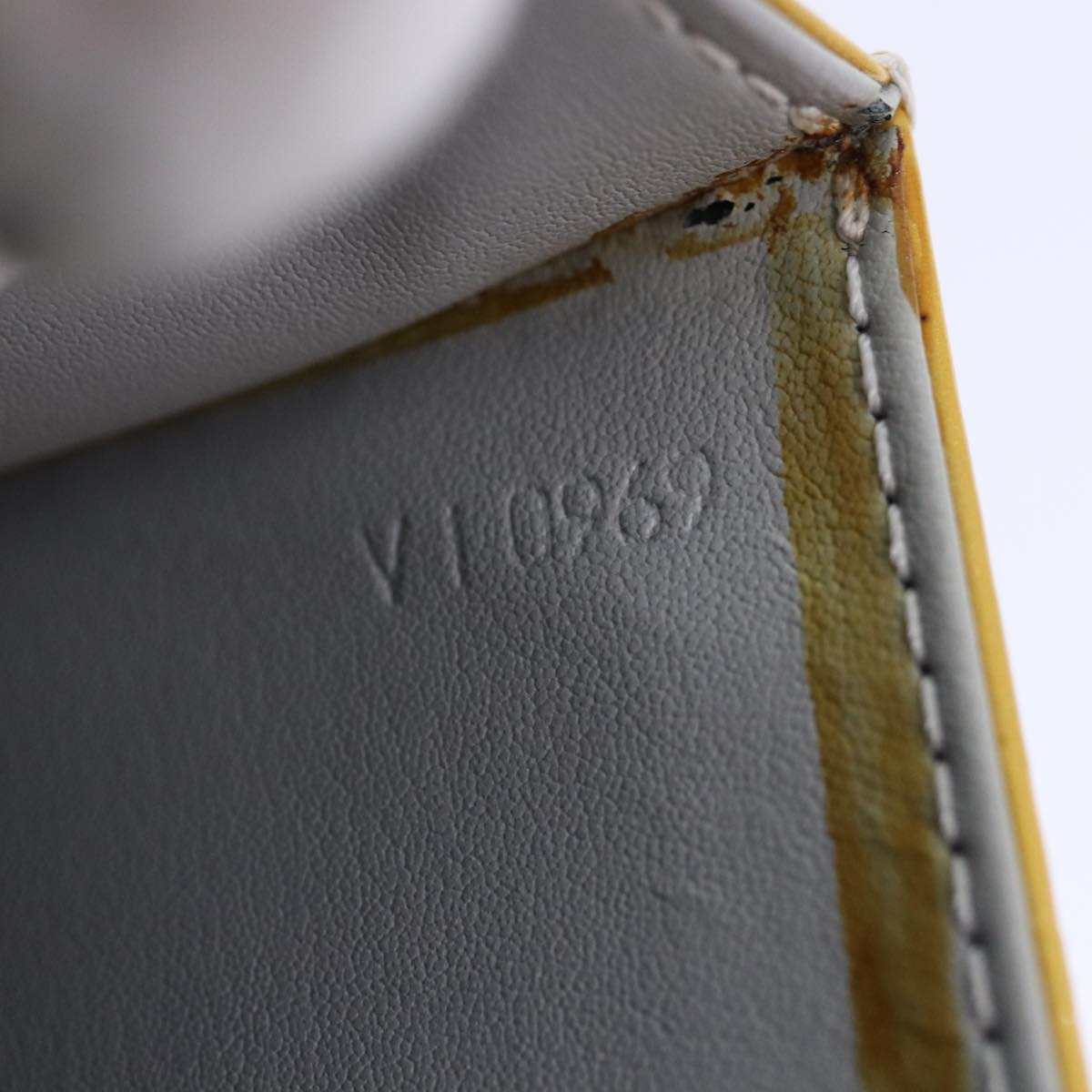 LOUIS VUITTON Monogram Vernis Spring Street Hand Bag Gris M91029 LV 73919