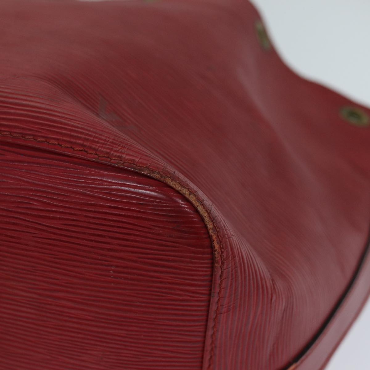 LOUIS VUITTON Epi Petit Noe Shoulder Bag Red M44107 LV 73920