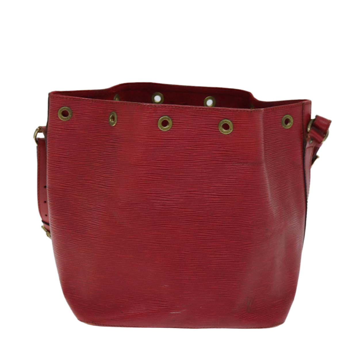 LOUIS VUITTON Epi Petit Noe Shoulder Bag Red M44107 LV 73920