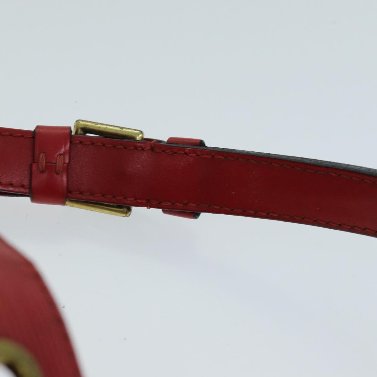 LOUIS VUITTON Epi Petit Noe Shoulder Bag Red M44107 LV 73920