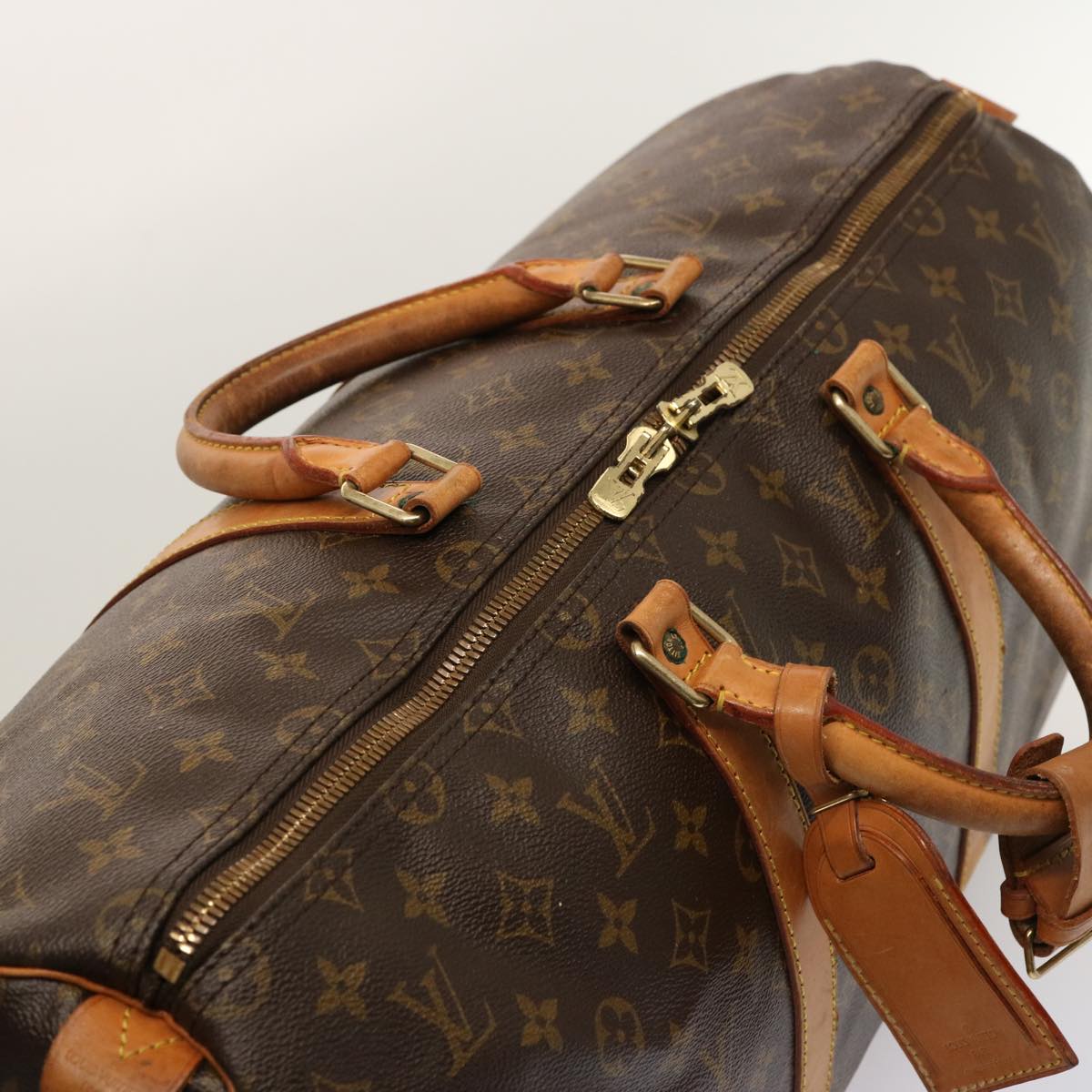 LOUIS VUITTON Monogram Keepall 50 Boston Bag M41426 LV 73921