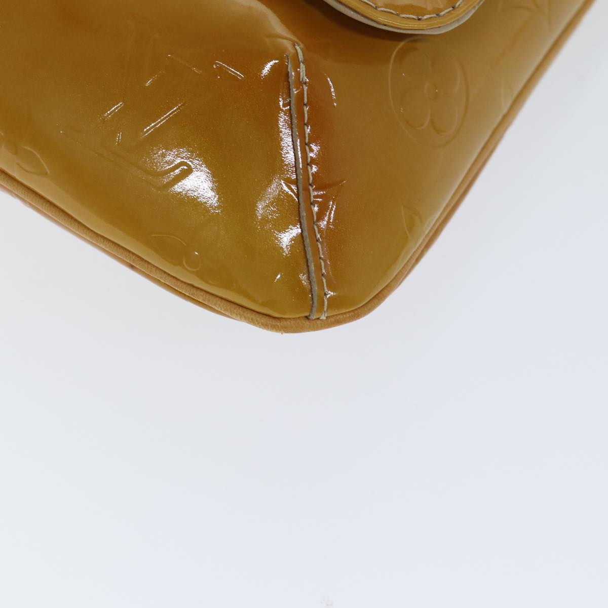 LOUIS VUITTON Monogram Vernis Thompson Street Bag Beige M91301 LV 73923