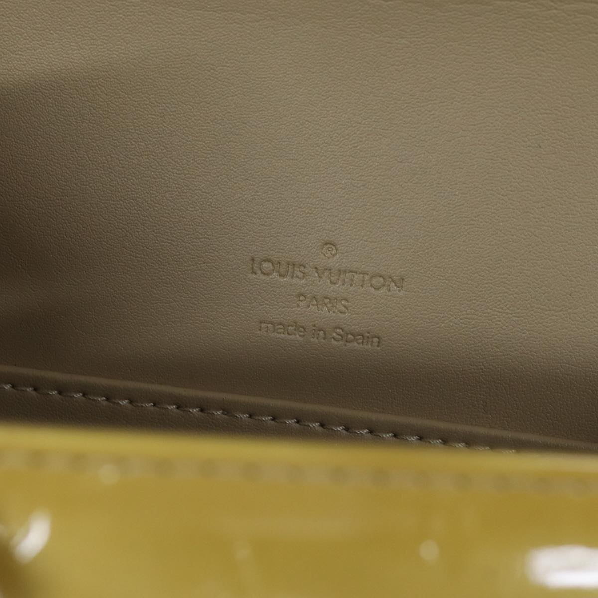 LOUIS VUITTON Monogram Vernis Thompson Street Bag Beige M91301 LV 73923