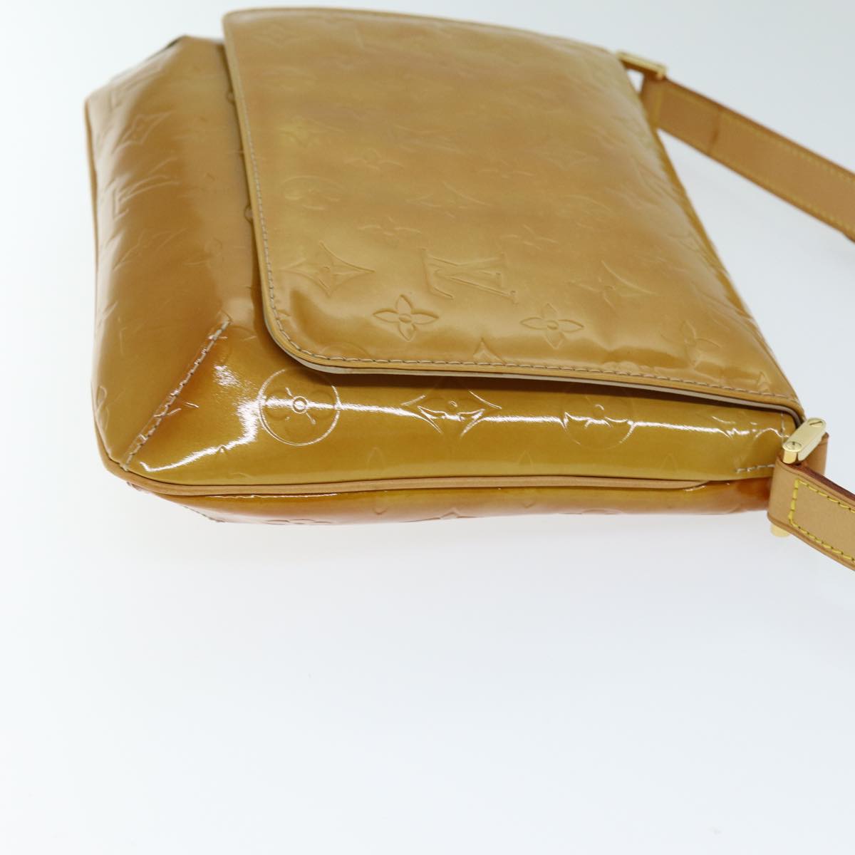 LOUIS VUITTON Monogram Vernis Thompson Street Bag Beige M91301 LV 73923