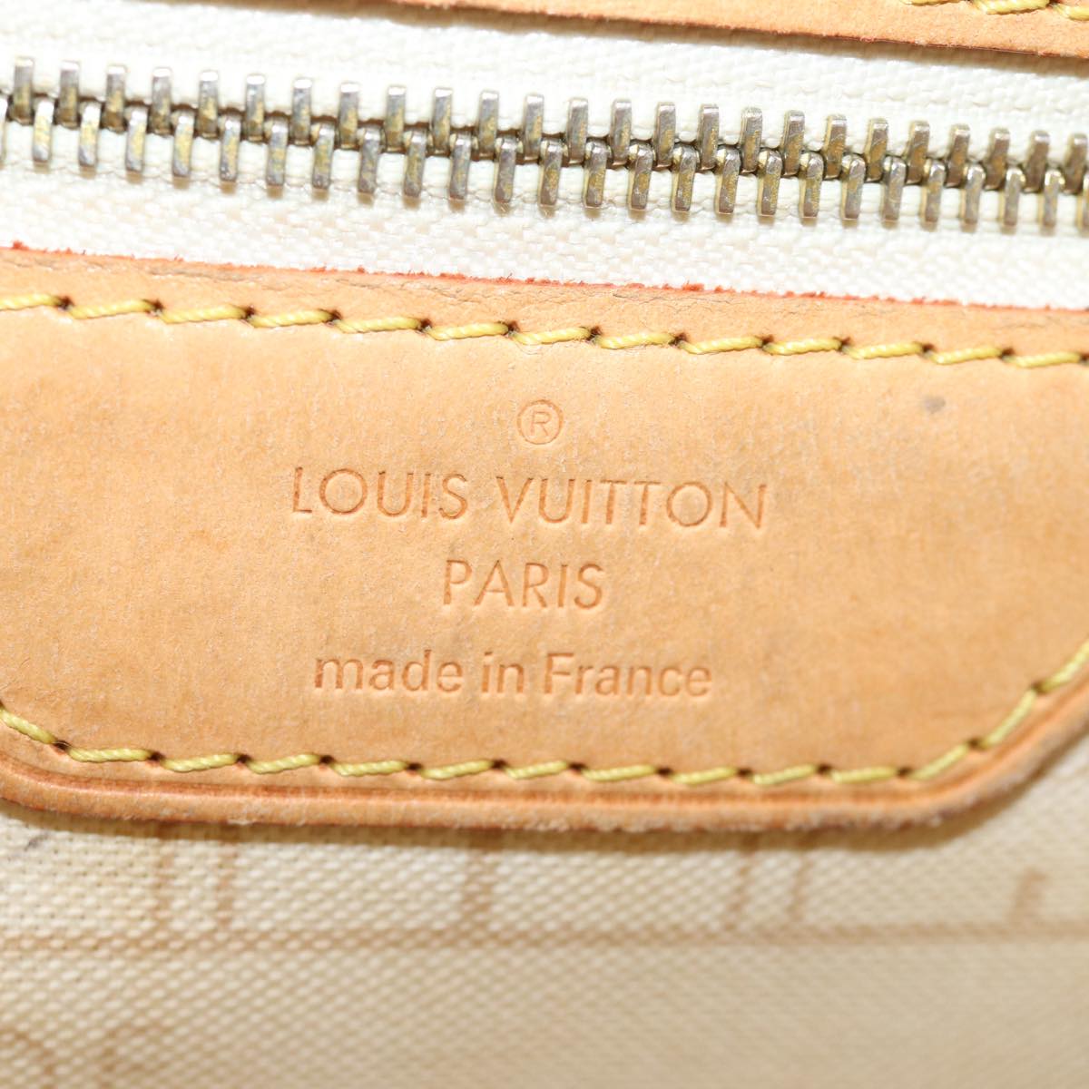 LOUIS VUITTON Damier Azur Neverfull PM Tote Bag N41362 LV 73924