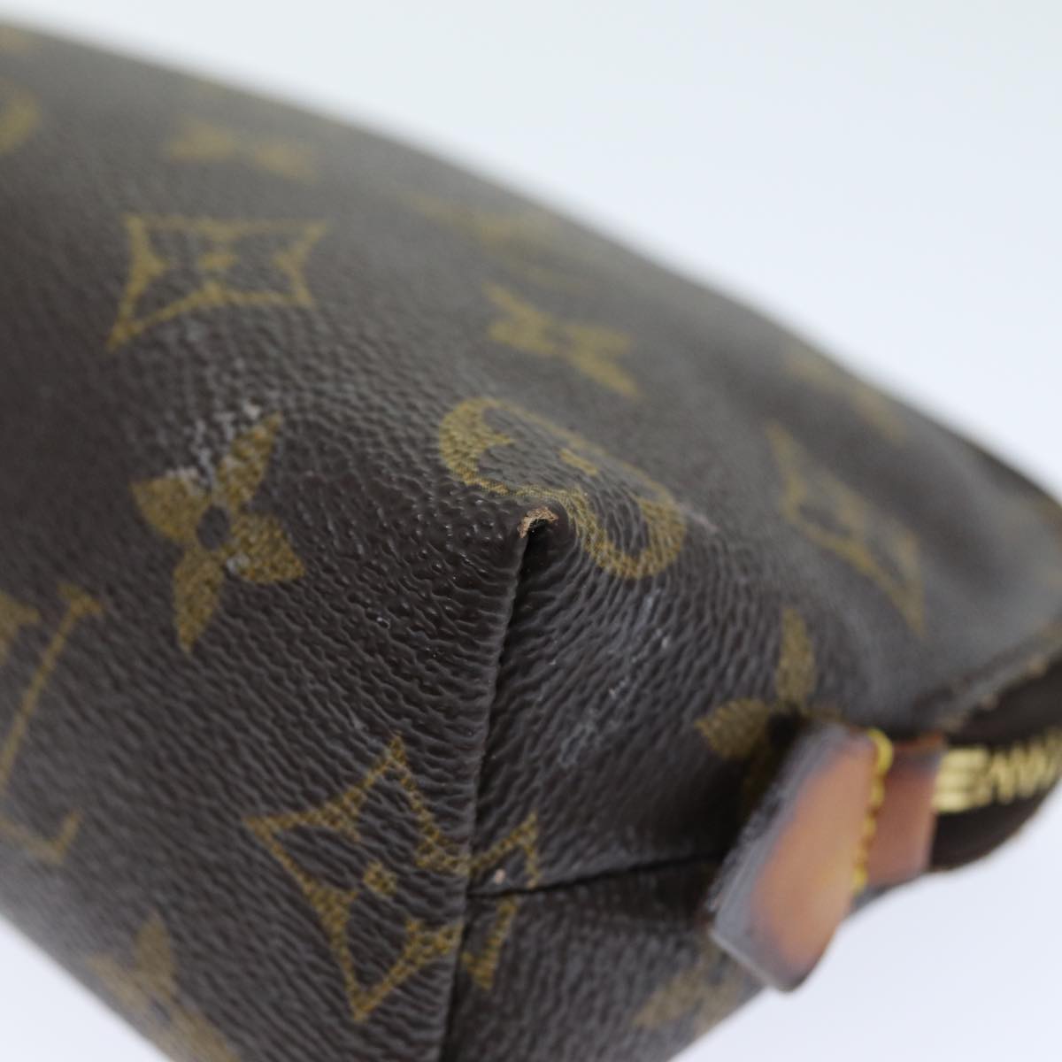 LOUIS VUITTON Monogram Pochette Cosmetic PM Cosmetic Pouch M47515 LV 73929