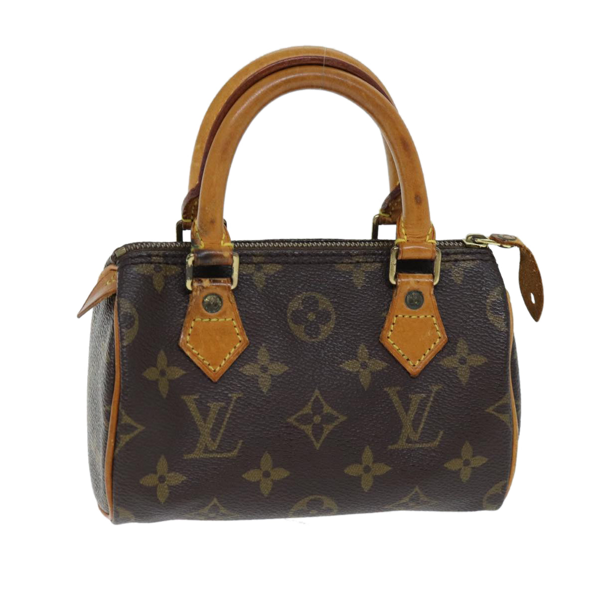 LOUIS VUITTON Monogram Mini Speedy Hand Bag M41534 LV 73930