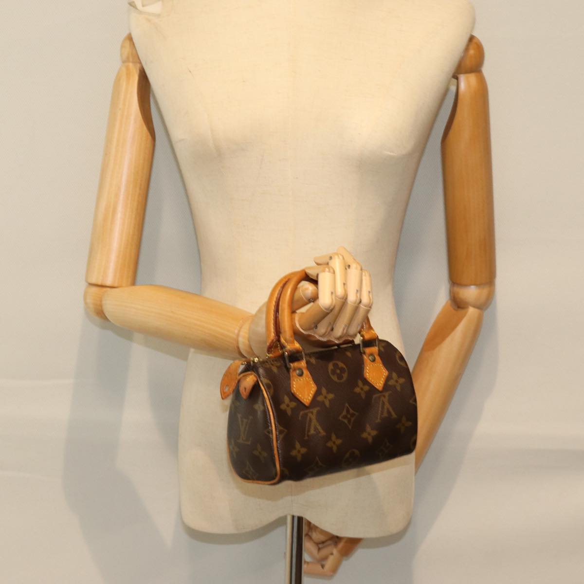 LOUIS VUITTON Monogram Mini Speedy Hand Bag M41534 LV 73930
