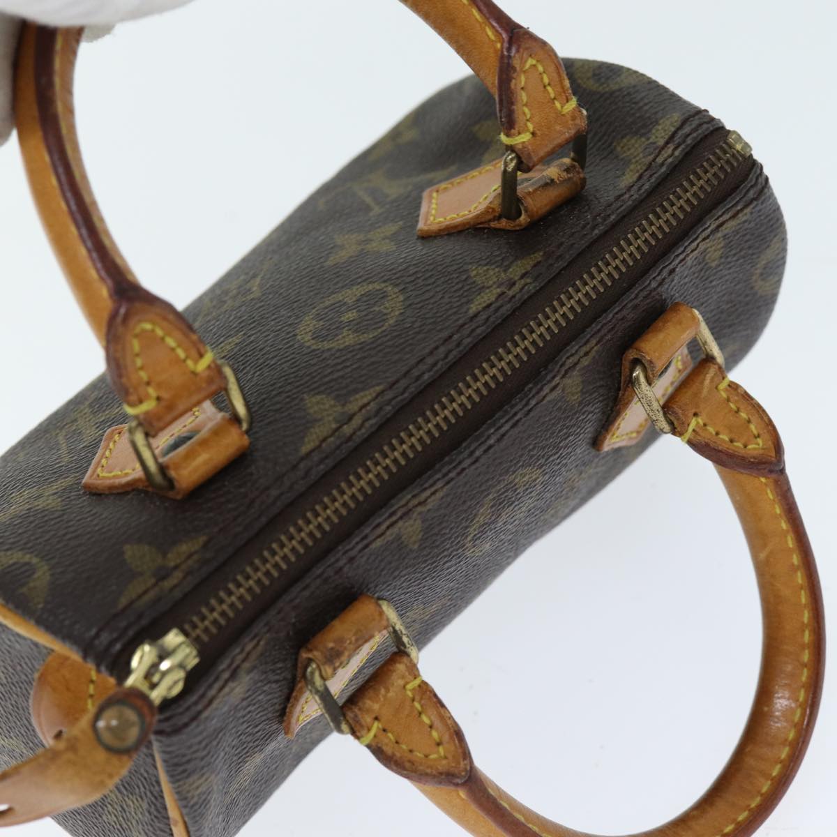 LOUIS VUITTON Monogram Mini Speedy Hand Bag M41534 LV 73930