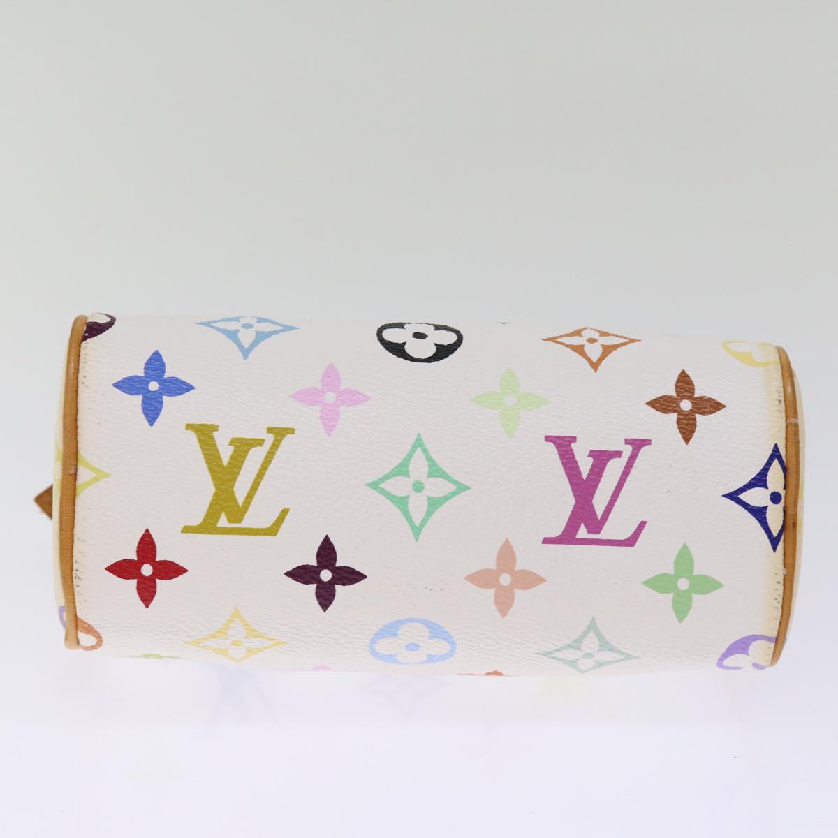 LOUIS VUITTON Monogram Multicolor Mini Speedy Hand Bag Black M92644 73932A