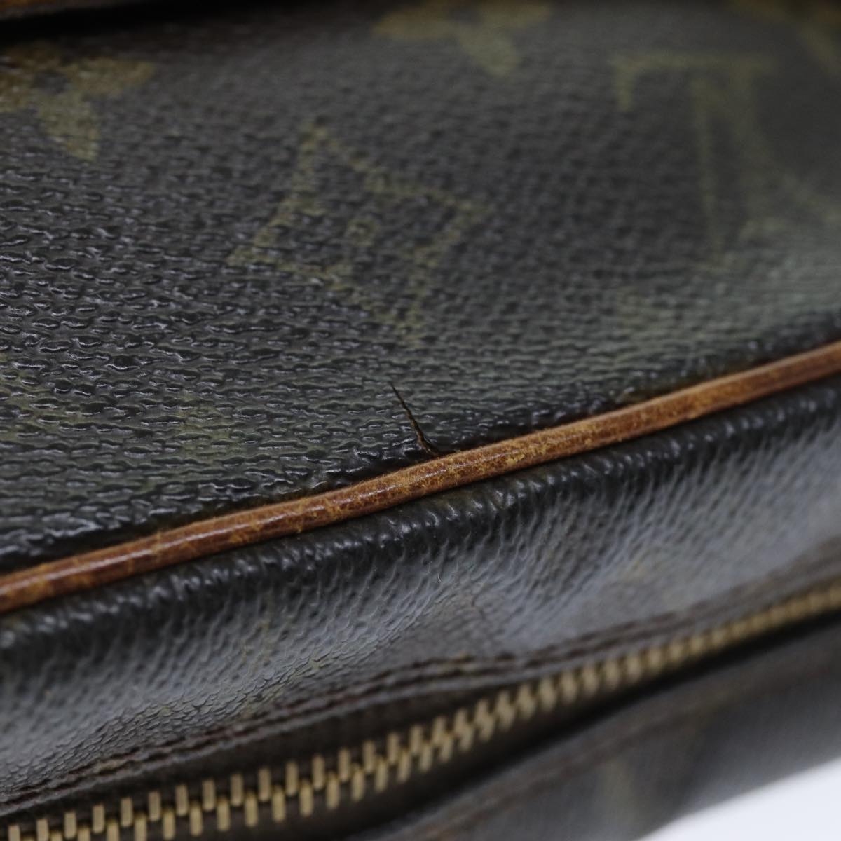 LOUIS VUITTON Monogram Compiegne 28 Clutch Bag M51845 LV 73935