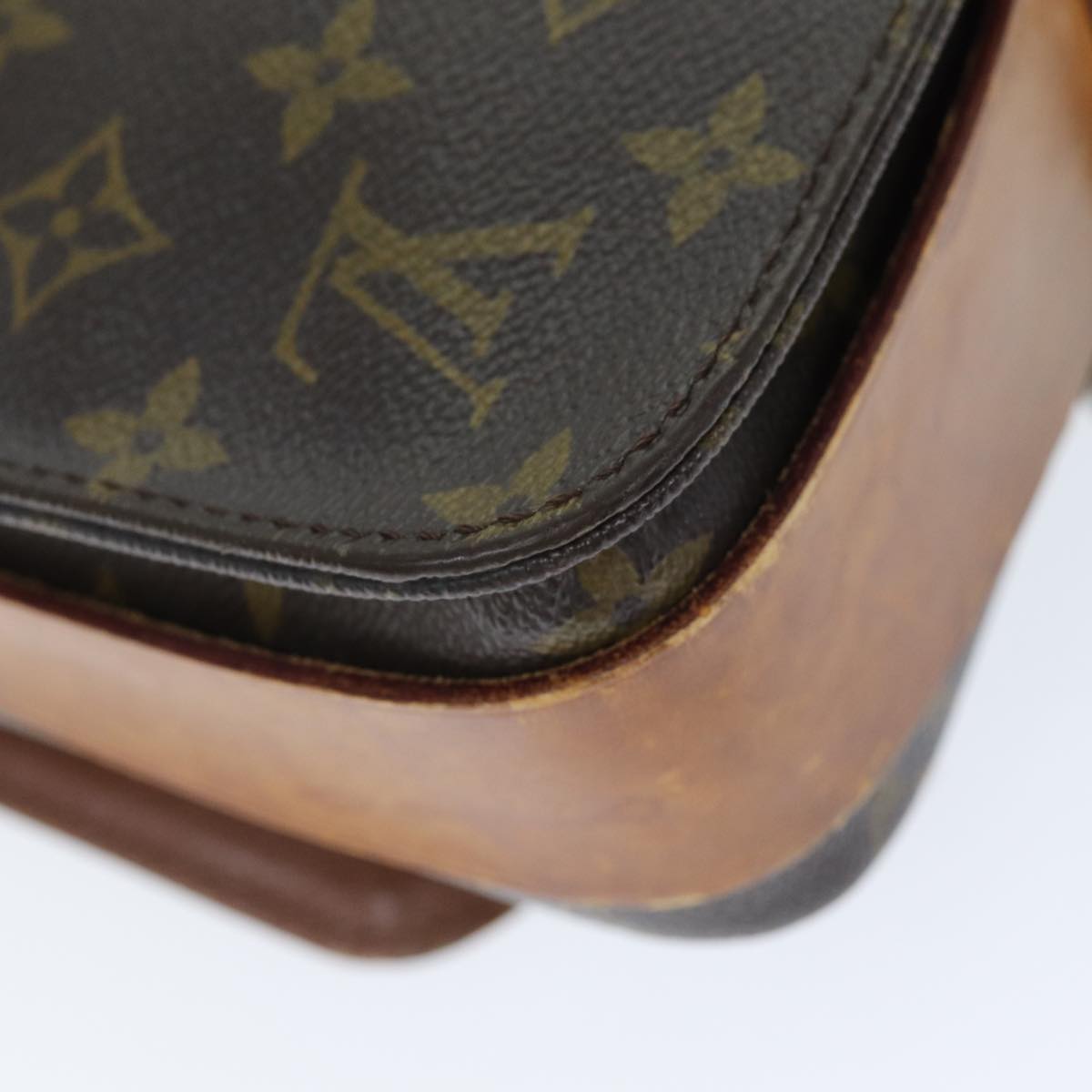 LOUIS VUITTON Monogram Cartouchiere MM Shoulder Bag M51253 LV 73936