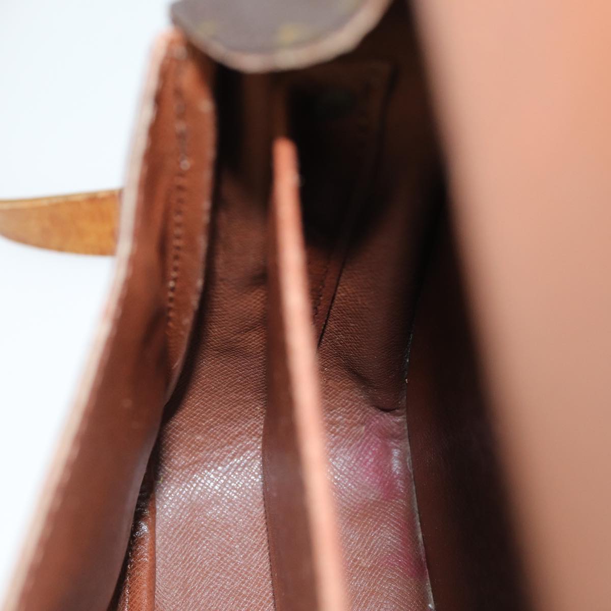 LOUIS VUITTON Monogram Cartouchiere MM Shoulder Bag M51253 LV 73936