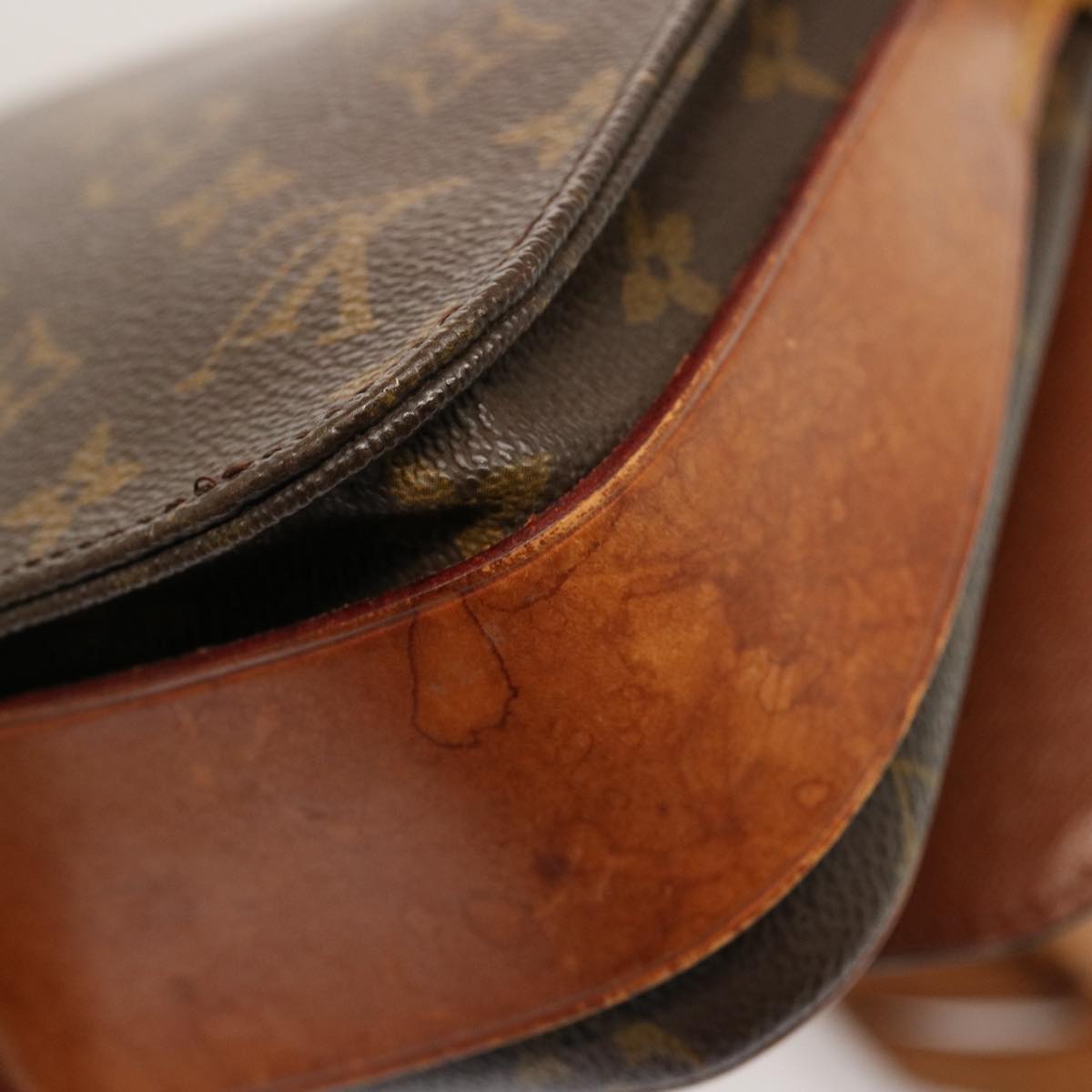 LOUIS VUITTON Monogram Cartouchiere MM Shoulder Bag M51253 LV 73939