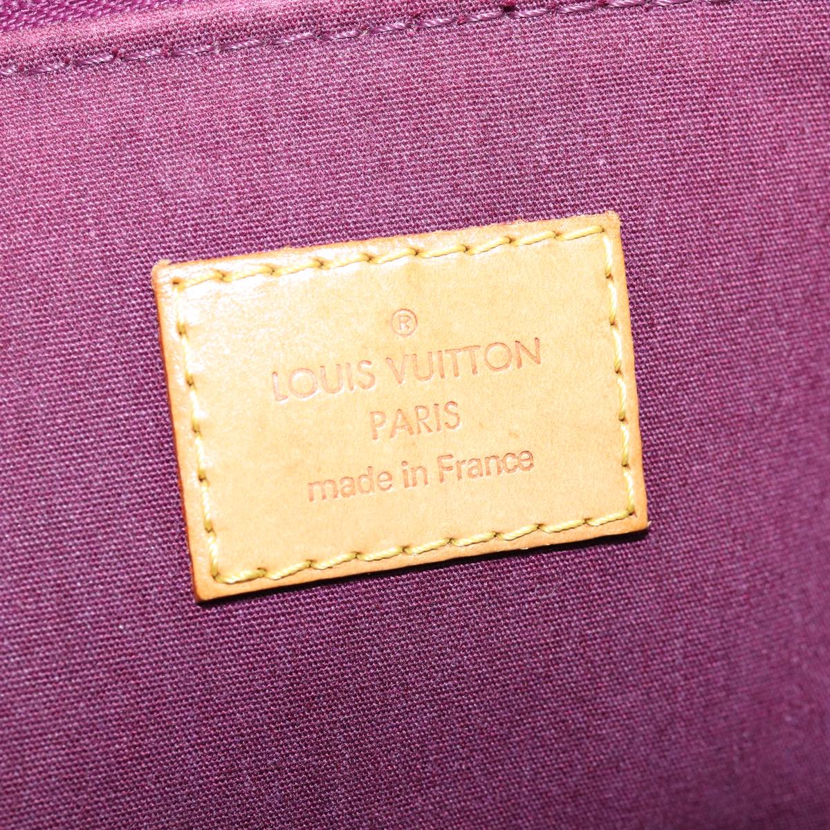 LOUIS VUITTON Monogram Vernis Bellevue GM Tote Bag Viole M93588 LV 73960