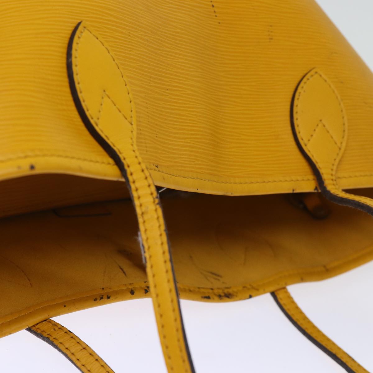 LOUIS VUITTON Epi Neverfull MM Tote Bag Mimosa M40957 LV 73961