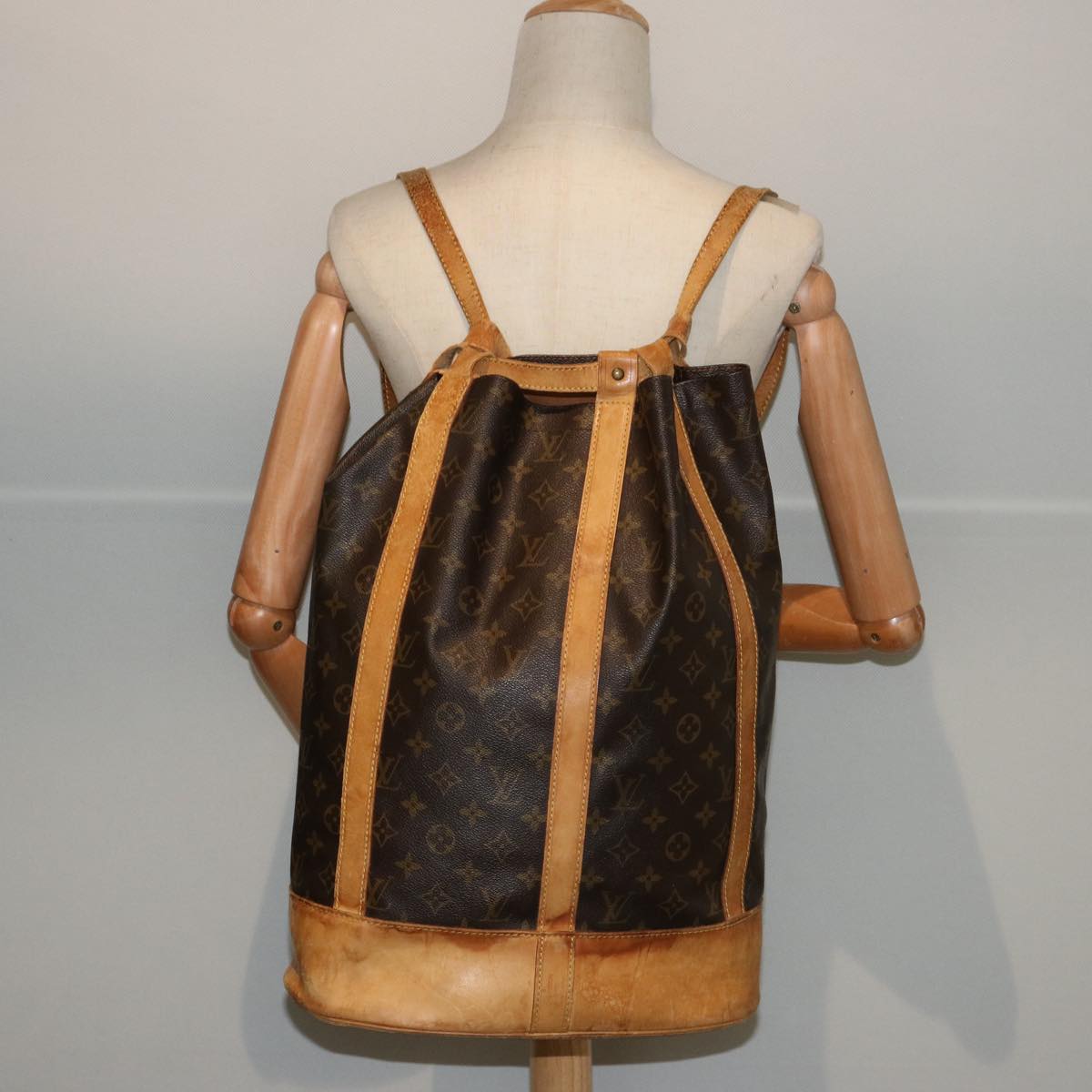 LOUIS VUITTON Monogram Randonnee GM Shoulder Bag M42244 LV 73967