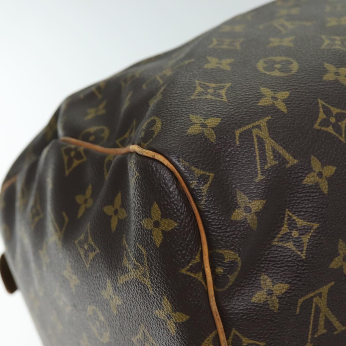 LOUIS VUITTON Monogram Keepall 55 Boston Bag M41424 LV 73970