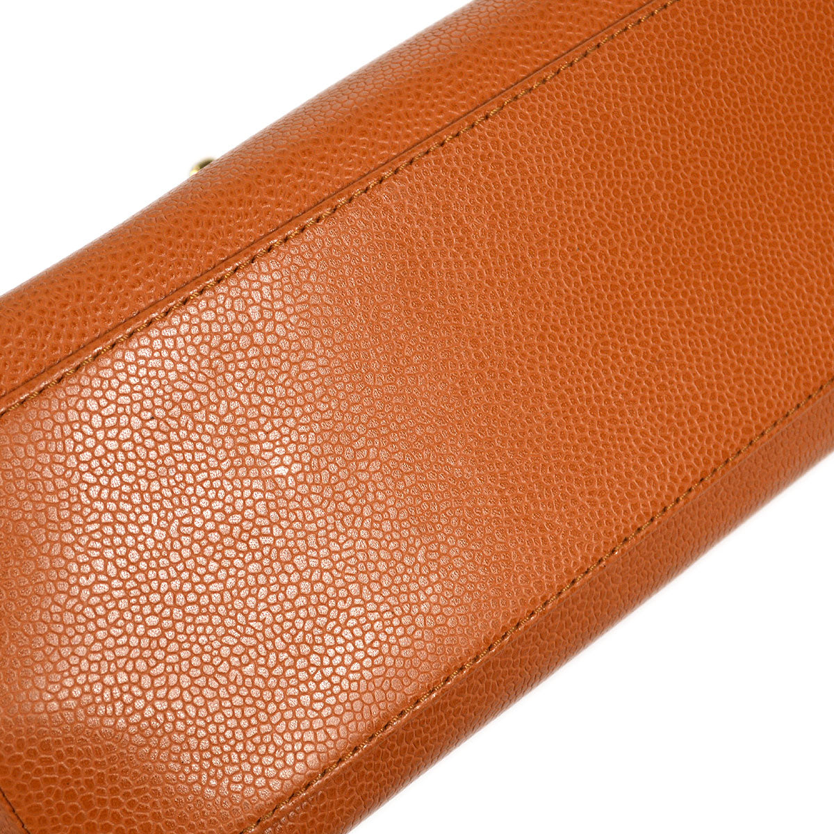 Luxury Chanel 1997-1999 Kelly 30 Orange Caviar