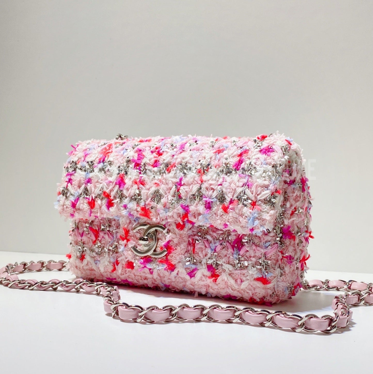 No.3208-Chanel Classic In Fabric Mini Flap Bag (Unused / 未使用品)