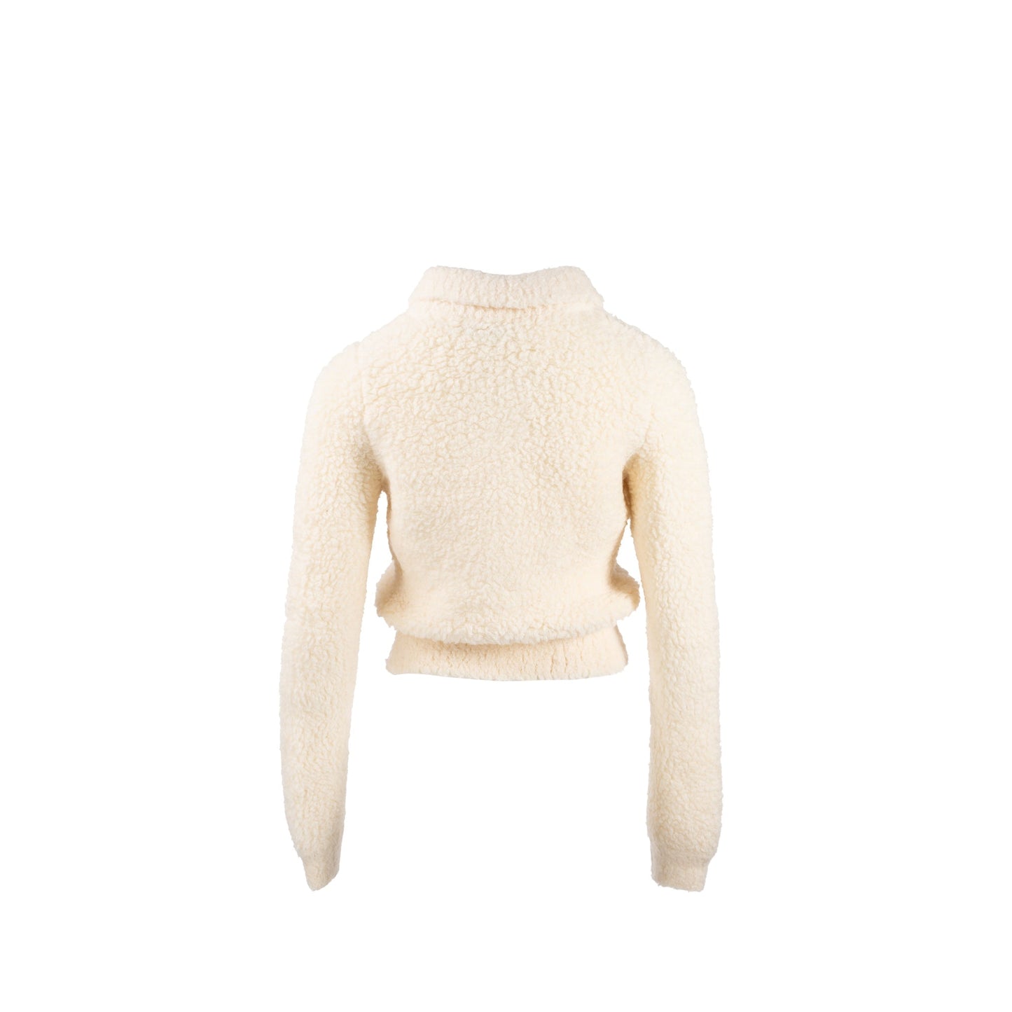 Luxury Dior Size 36 Fleece Blouse Zip-up Knit Jacket Wool/Cashmere