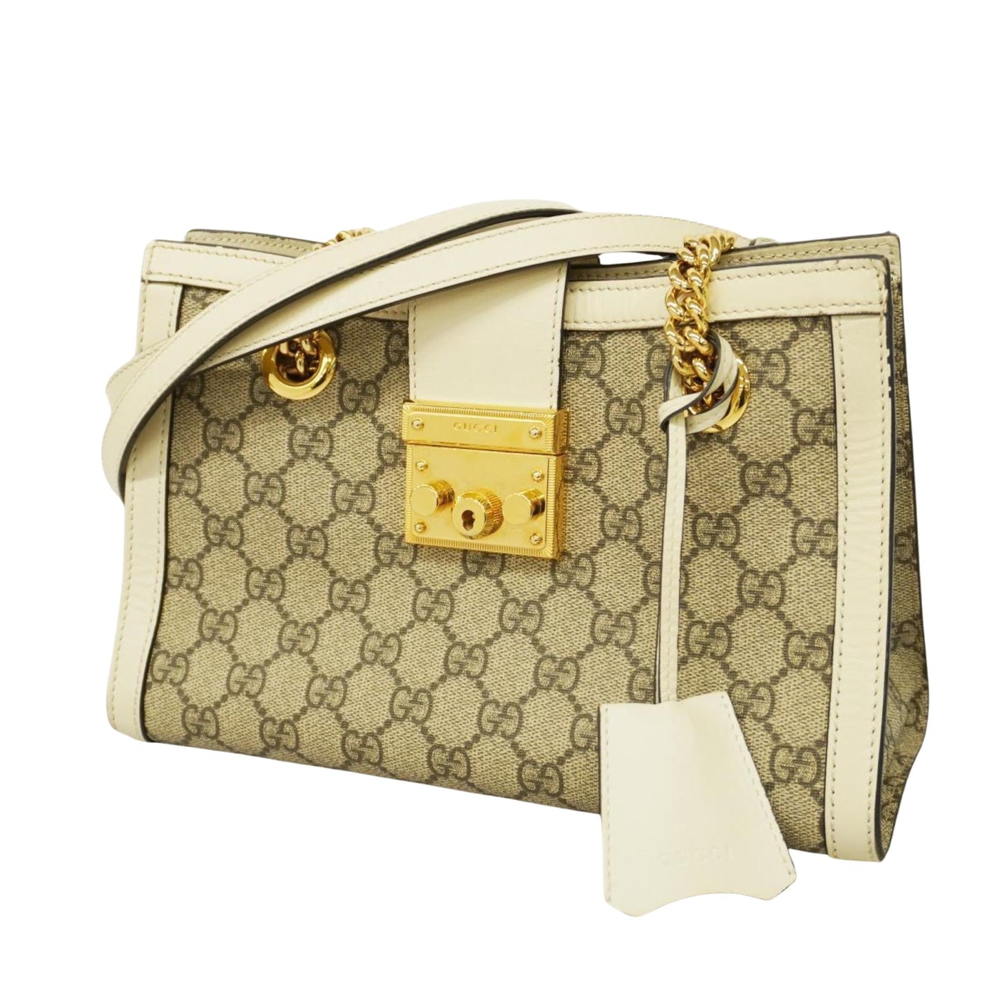 Luxury Gucci Trending 2025 Padlock  Canvas Shopper Bag ()