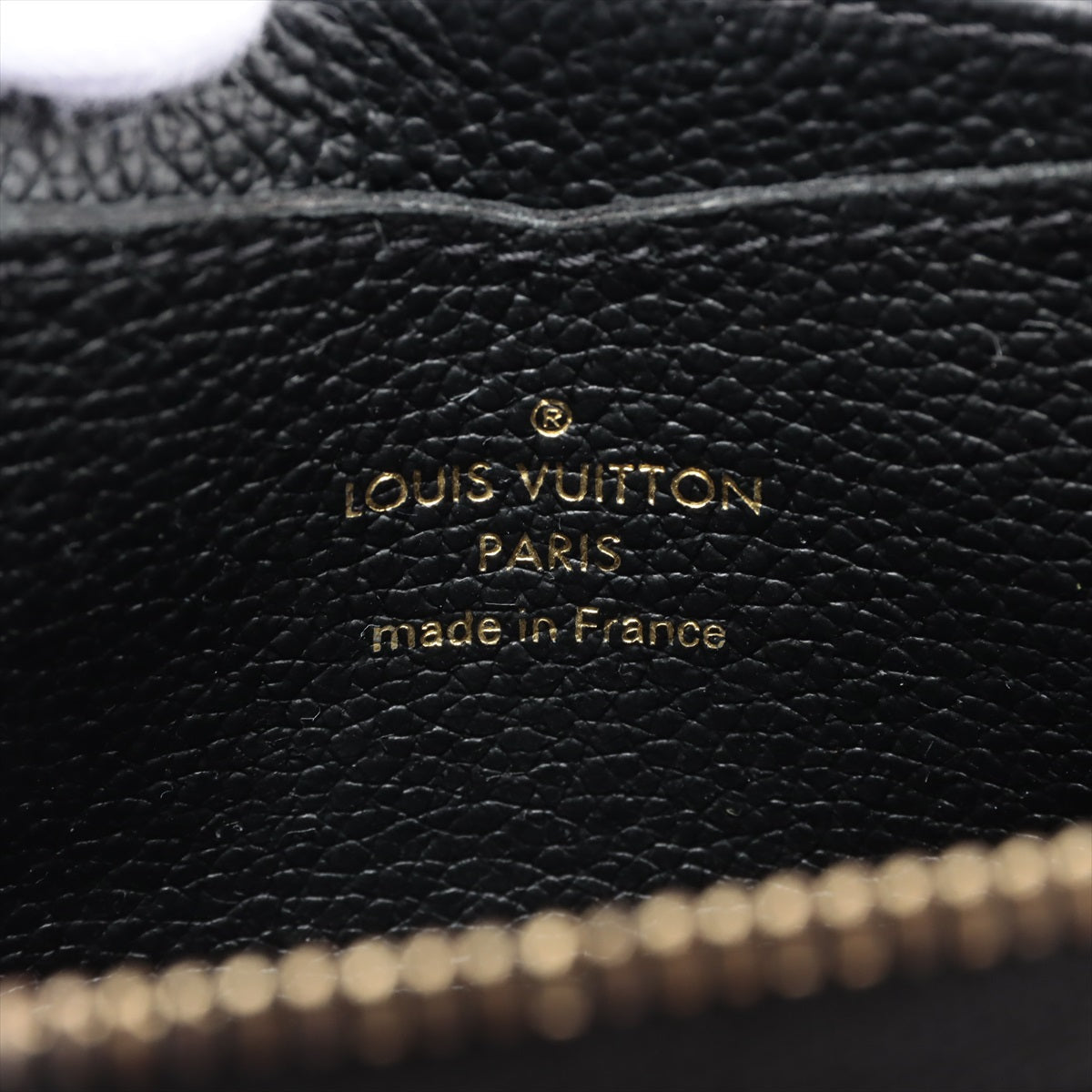 Louis Vuitton Monogram Amplant Zippyr Coin Pass M60574 Black Coin Case