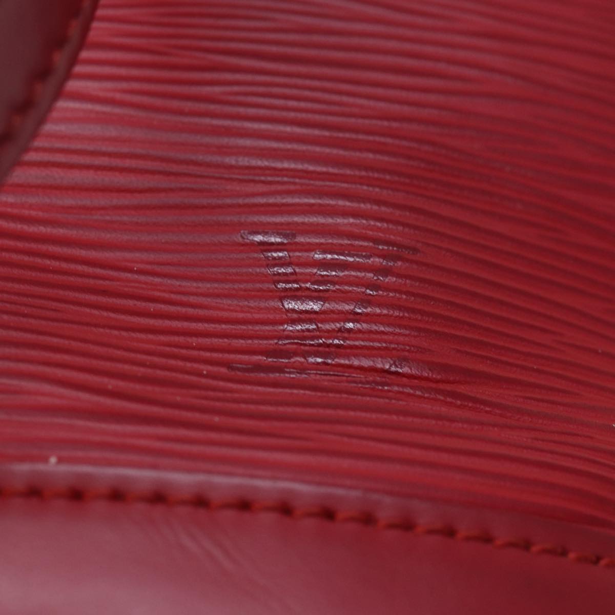 LOUIS VUITTON Epi Bucket PM Shoulder Bag Red M5899E LV 74003