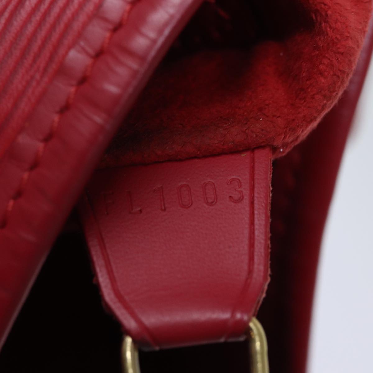 LOUIS VUITTON Epi Bucket PM Shoulder Bag Red M5899E LV 74003
