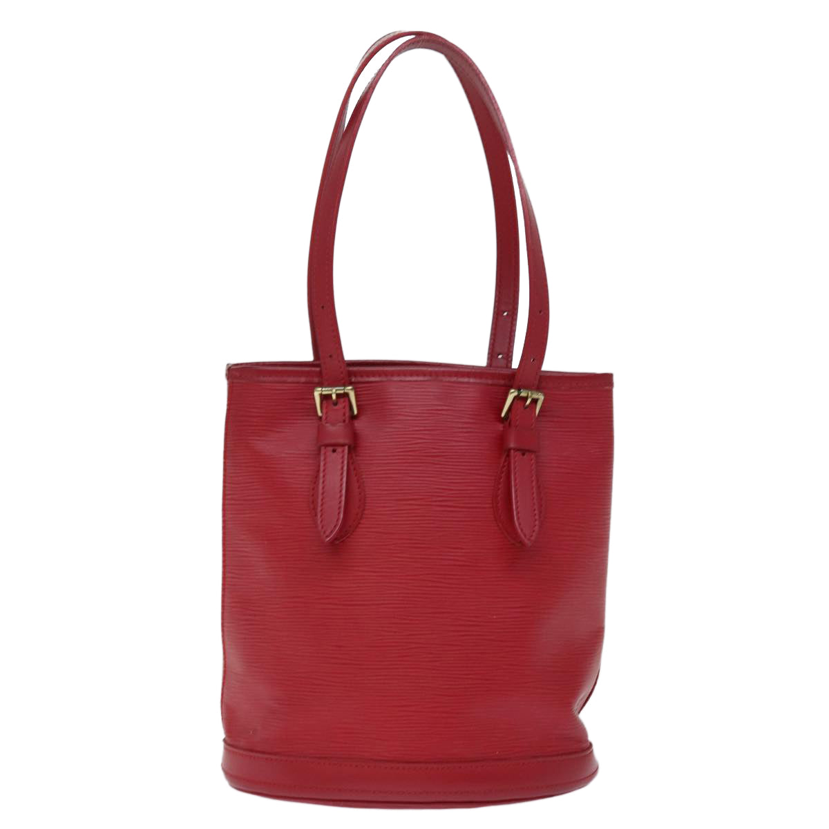 LOUIS VUITTON Epi Bucket PM Shoulder Bag Red M5899E LV 74003