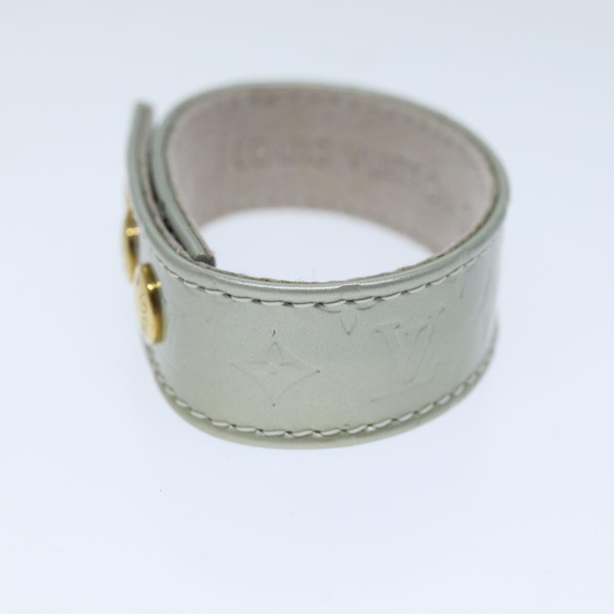 LOUIS VUITTON Monogram Vernis Bracelet 2001 Paris Only Gris LV 74009