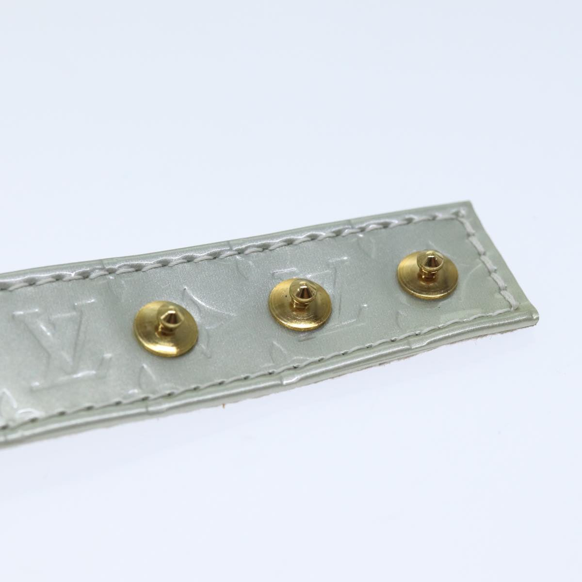 LOUIS VUITTON Monogram Vernis Bracelet 2001 Paris Only Gris LV 74009