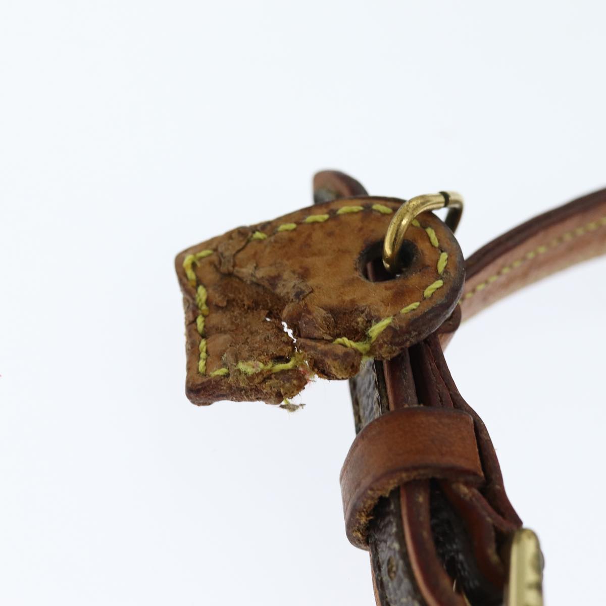 LOUIS VUITTON Monogram Less Baxter MM Dog Leash M58056 LV 74016