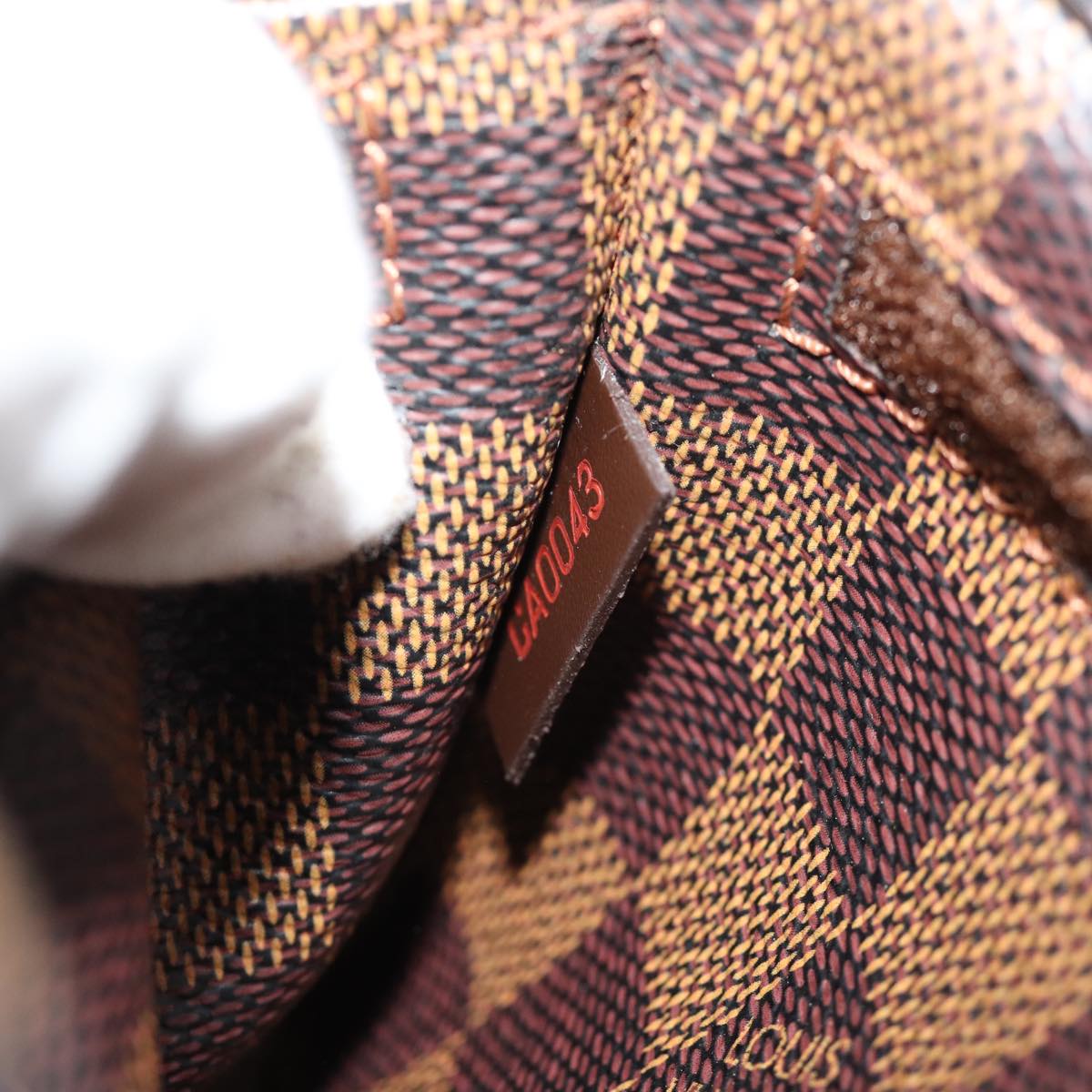 LOUIS VUITTON Damier Ebene Geronimos Shoulder Bag N51994 LV 74020
