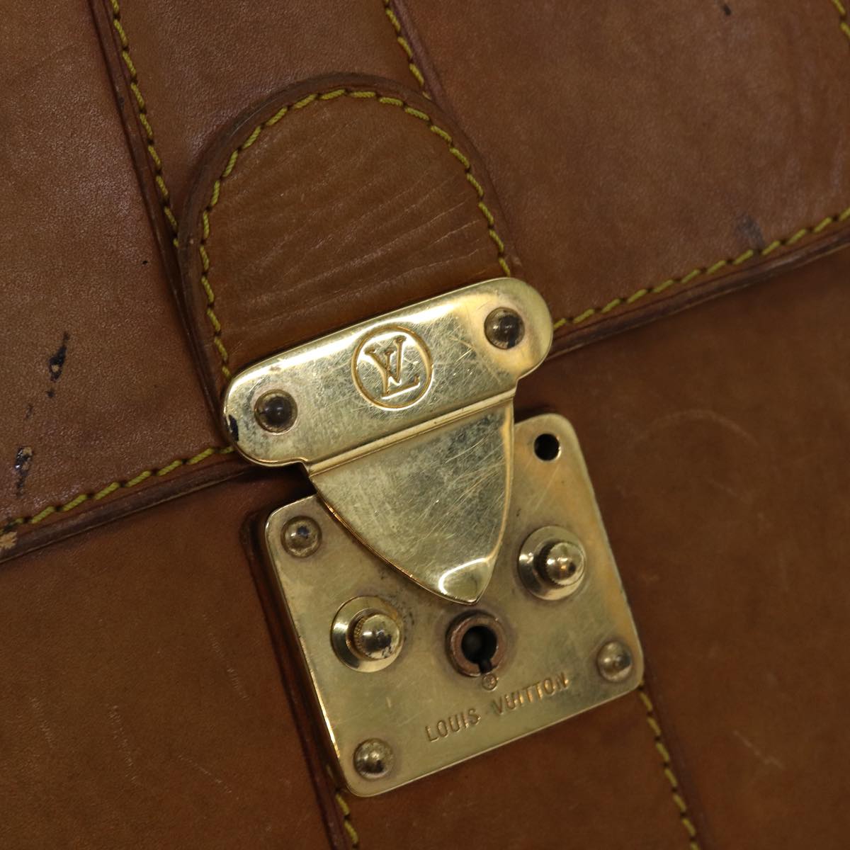 LOUIS VUITTON Nomad Selbit Briefcase Beige LV 74025