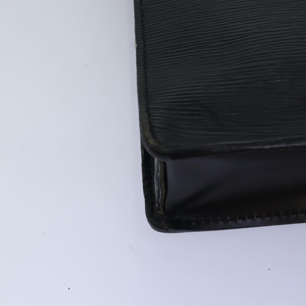 LOUIS VUITTON Epi Porte Documents Senateur Briefcase Black M54452 LV 74027