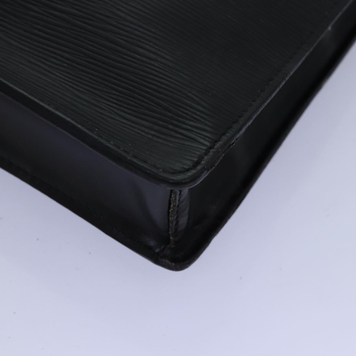 LOUIS VUITTON Epi Porte Documents Senateur Briefcase Black M54452 LV 74027