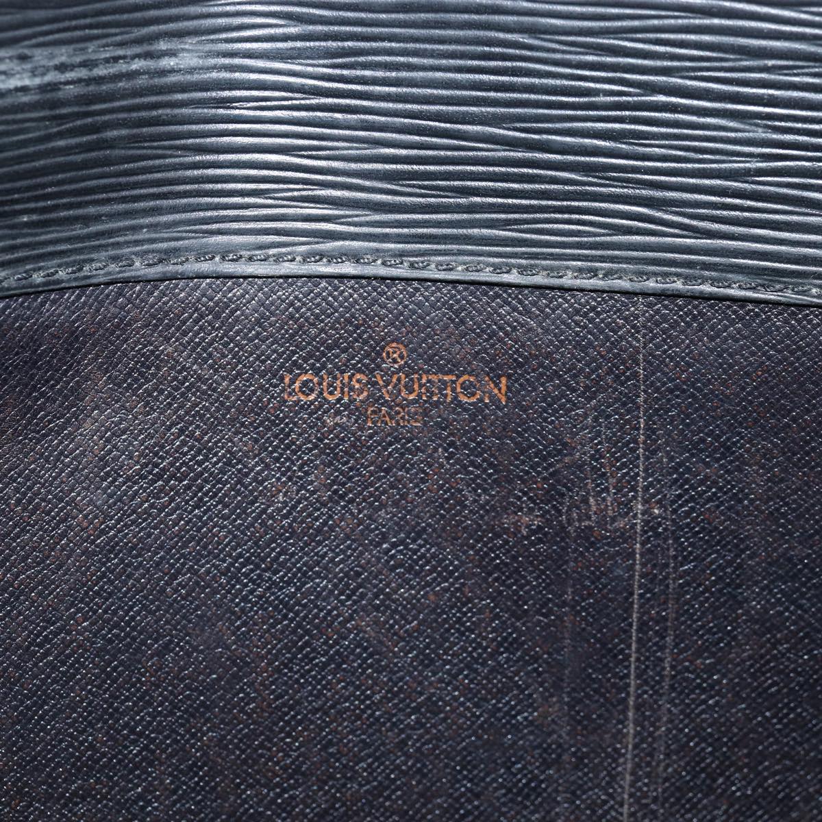 LOUIS VUITTON Epi Porte Documents Senateur Briefcase Black M54452 LV 74027