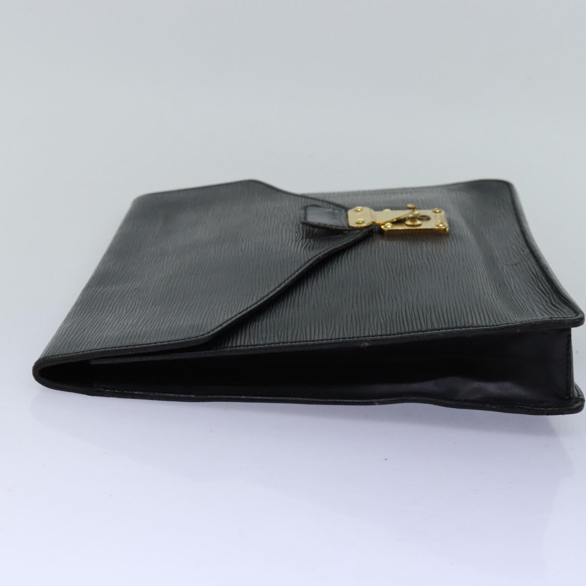 LOUIS VUITTON Epi Porte Documents Senateur Briefcase Black M54452 LV 74027